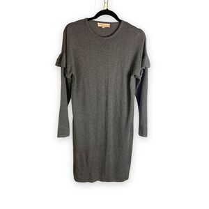 Philosophy Drop Shoulder Ruffle Sweater Dress